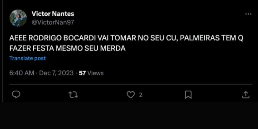 Âncora sendo xingado por torcedores (Reprodução/X) Âncora sendo xingado por torcedores (Reprodução/X)