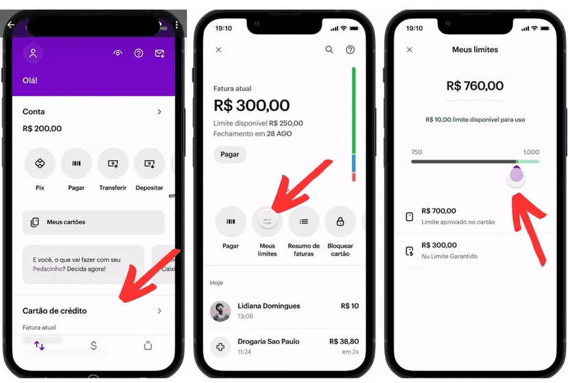 Função para Construir Limite Nubank (Foto Reprodução/Internet) 