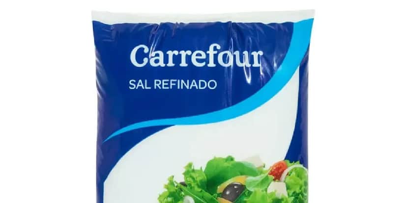 Sal da marca Carrefour (Foto: Reprodução/ Internet) Sal da marca Carrefour (Foto: Reprodução/ Internet)