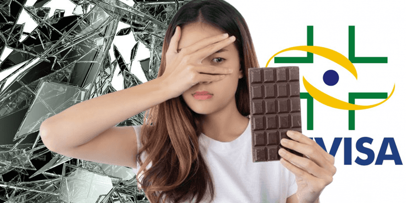 Anvisa: Vidro no chocolate (Foto: Reprodução, Montagem - TV Foco) Anvisa: Vidro no chocolate (Foto: Reprodução, Montagem - TV Foco)