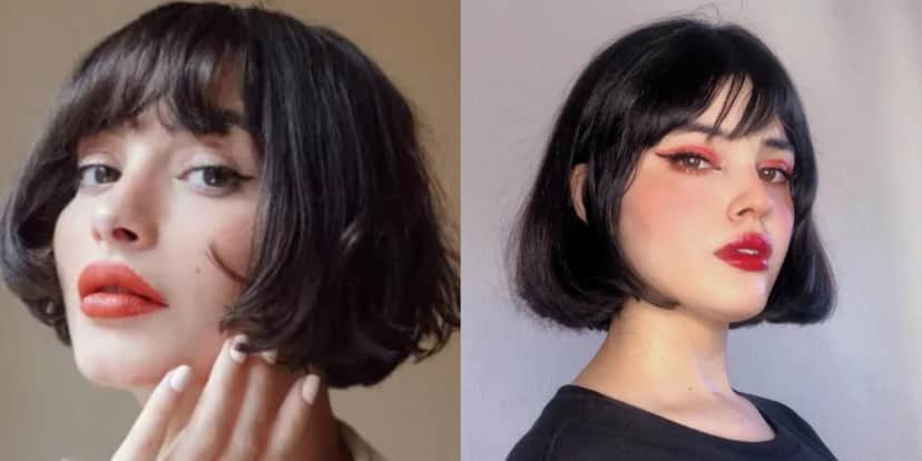 Cabelo curto com franja (Foto: Reprodução/ Internet) Cabelo curto com franja (Foto: Reprodução/ Internet)