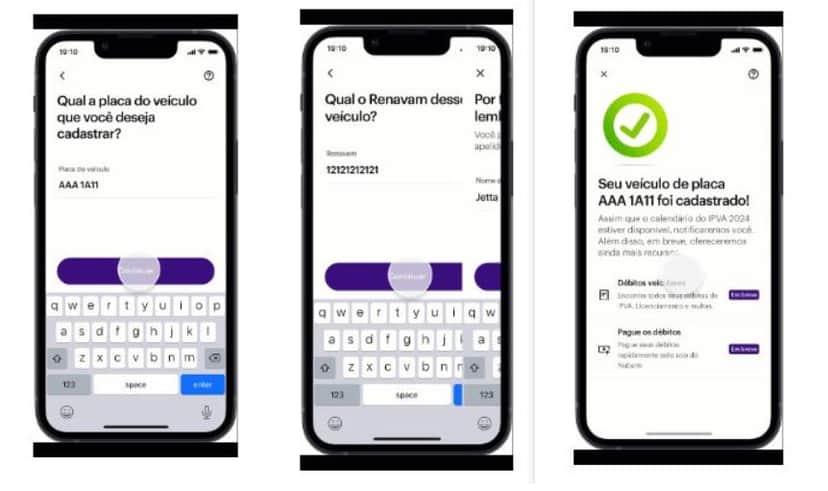 Agora as contas e burocracias relacionadas ao Detran estará na palma da sua mão, através do App Nubank (Foto Reprodução/Montagem/Tv Foco) Agora as contas e burocracias relacionadas ao Detran estará na palma da sua mão, através do App Nubank (Foto Reprodução/Montagem/Tv Foco)