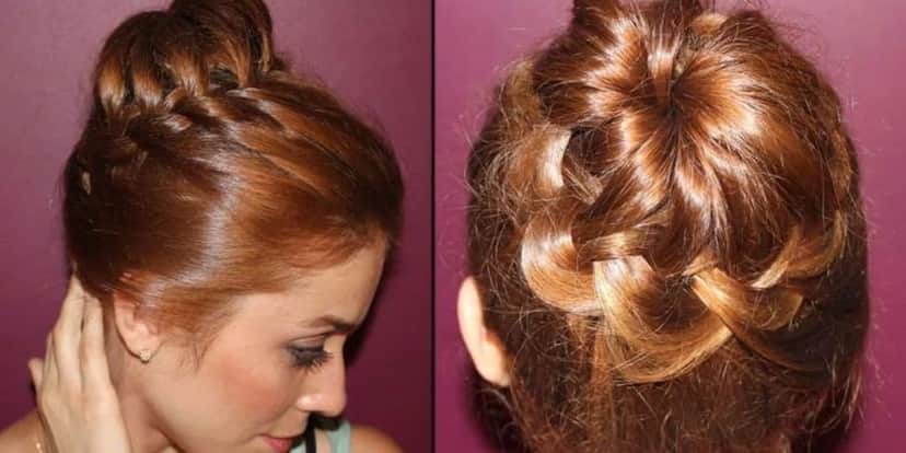 Cabelo com coque trançado (Foto: Reprodução/ Internet) Cabelo com coque trançado (Foto: Reprodução/ Internet)