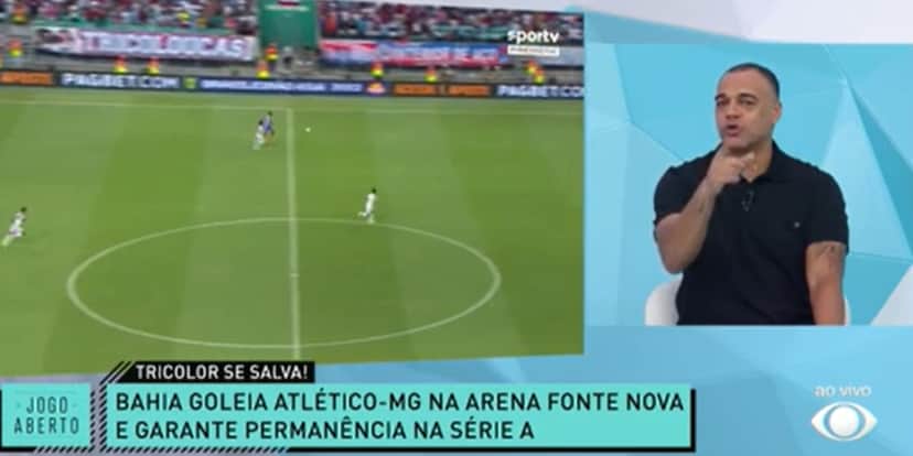 Denílson falou sobre situação de Rogério Ceni no Jogo Aberto (Foto: Divulfação) Denílson falou sobre situação de Rogério Ceni no Jogo Aberto (Foto: Divulfação)