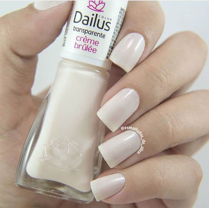 Esmalte creme (Reprodução - Internet) Esmalte creme (Reprodução - Internet)