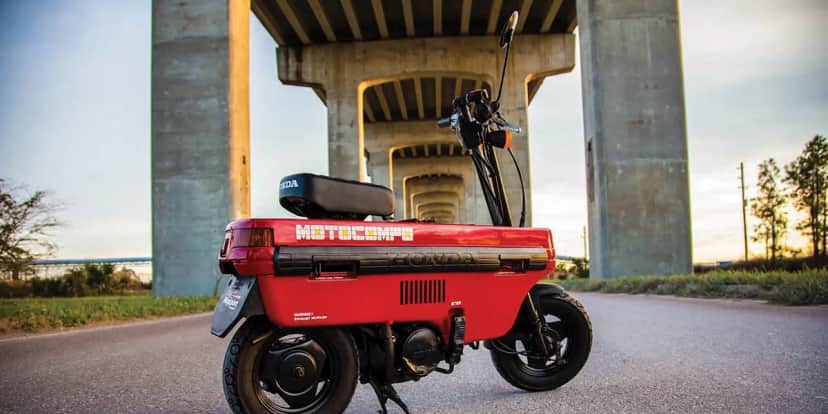 Old model of Motocompo ((Photo: Disclosure/ Internet) Old model of Motocompo ((Photo: Disclosure/ Internet)