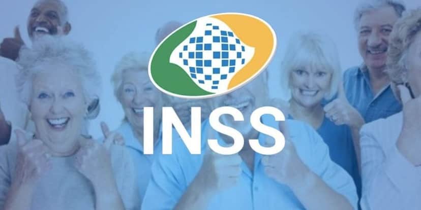 Idosos felizes e logo do INSS (Foto: Reprodução / Internet) Idosos felizes e logo do INSS (Foto: Reprodução / Internet)