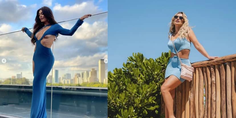 Juliana Paes e Flávia Alessandra (Fotos: Reproduções / Glamour / Instagram) Juliana Paes e Flávia Alessandra (Fotos: Reproduções / Glamour / Instagram)