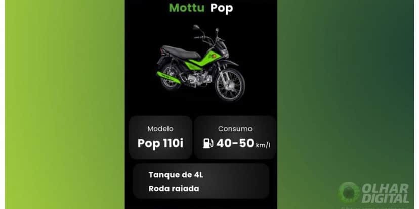 Mottu Pop (Foto: Reprodução / Olhar Digital) Mottu Pop (Foto: Reprodução / Olhar Digital)