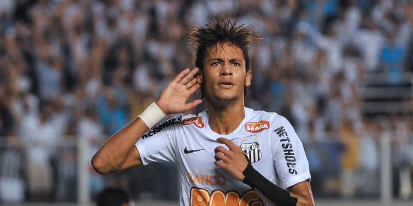 Neymar no Santos (Reprodução - Internet) Neymar no Santos (Reprodução - Internet)