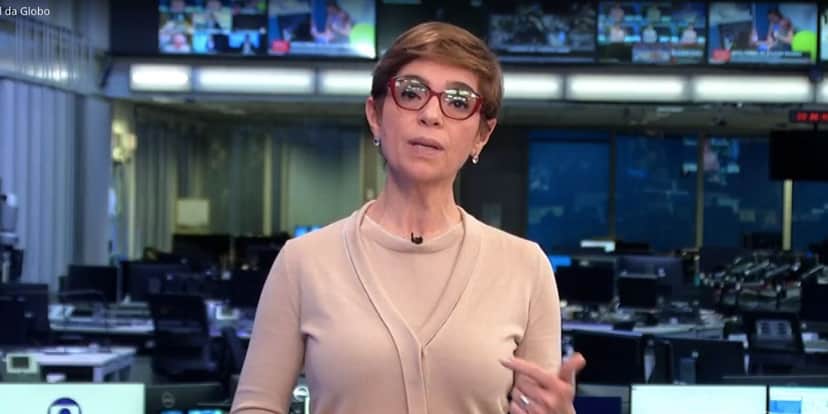 Renata Lo Prete no JG (Foto: Reprodução / Globo) Renata Lo Prete no JG (Foto: Reprodução / Globo)