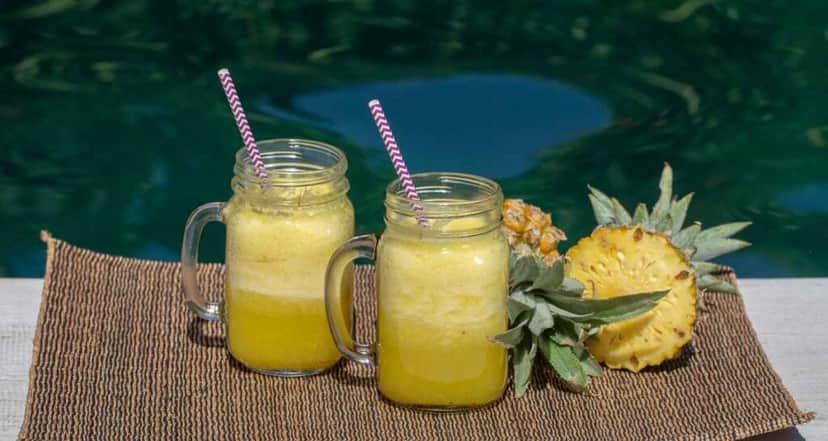 Suco de abacaxi com alecrim e maçã (Foto: Reprodução/ Internet) Suco de abacaxi com alecrim e maçã (Foto: Reprodução/ Internet)