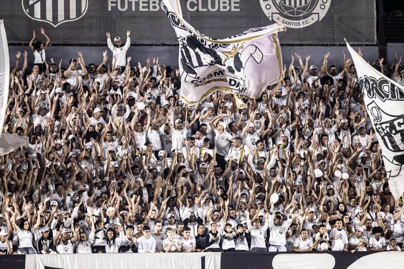 Santos torcida (Reprodução/Internet) Santos torcida (Reprodução/Internet)