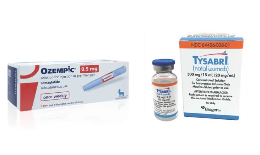 Anvisa fez alerta sobre a falsificação de Tysabri e Ozempic (Foto: Reprodução/ Internet) Anvisa fez alerta sobre a falsificação de Tysabri e Ozempic (Foto: Reprodução/ Internet)