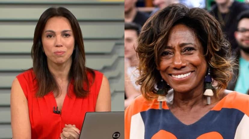 Ana Paula Araújo se comoveu ao falar da morte de Glória Maria, sua colega da Globo (Foto: Reprodução/ Internet) Ana Paula Araújo se comoveu ao falar da morte de Glória Maria, sua colega da Globo (Foto: Reprodução/ Internet)