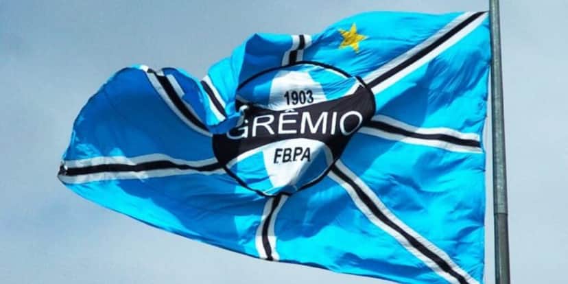 Bandeira do Grêmio (Foto: Reprodução, Globo Esporte) Bandeira do Grêmio (Foto: Reprodução, Globo Esporte)