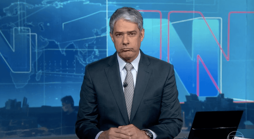 William Bonner no JN (Foto: Reprodução / Globo) William Bonner no JN (Foto: Reprodução / Globo)
