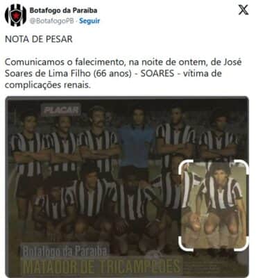 Ex-jogador do Botafogo morre em hotel no Centro do Rio (Foto: Reprodução / Internet) Ex-jogador do Botafogo morre em hotel no Centro do Rio (Foto: Reprodução / Internet)