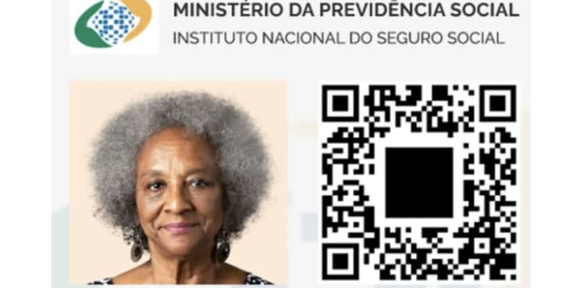 Exemplo de carteira Meu INSS+ (Foto: Reprodução/Previdência Social) Exemplo de carteira Meu INSS+ (Foto: Reprodução/Previdência Social)