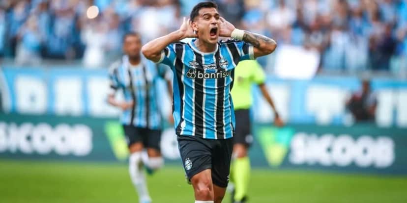 Franco Cristaldo é um dos jogadores do time (Foto: Lucas Uebel/Grêmio) Franco Cristaldo é um dos jogadores do time (Foto: Lucas Uebel/Grêmio)