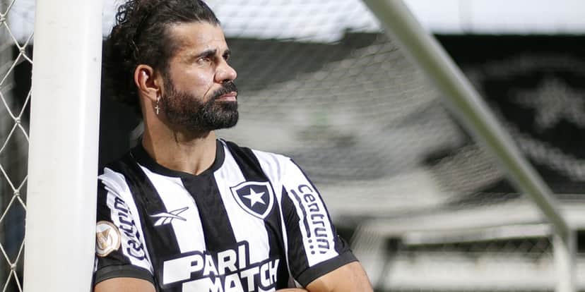 Diego Costa quando atuava no Botafogo (Foto: Divulgação) Diego Costa quando atuava no Botafogo (Foto: Divulgação)