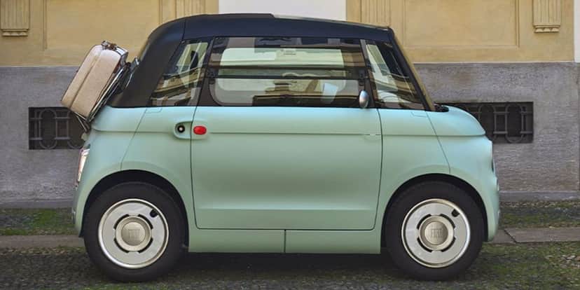 Fiat Topolino chama a atenção pelo tamanho e preço (Reprodução: Internet) Fiat Topolino chama a atenção pelo tamanho e preço (Reprodução: Internet)