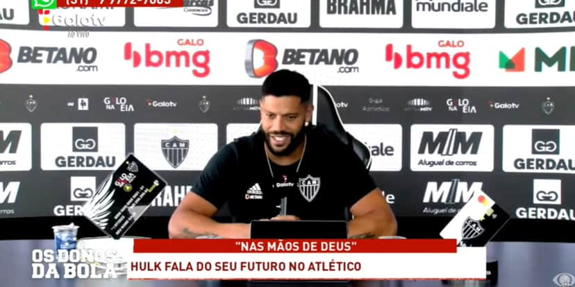 Hulk em entrevista - (Foto: Reprodução / Internet) Hulk em entrevista - (Foto: Reprodução / Internet)