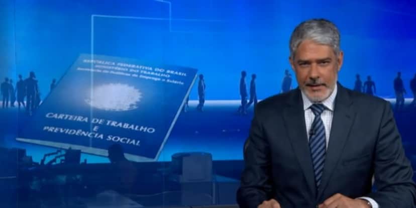 William Bonner entregou novas regras do INSS a trabalhadores (Foto: Reprodução/TV Globo) William Bonner entregou novas regras do INSS a trabalhadores (Foto: Reprodução/TV Globo)