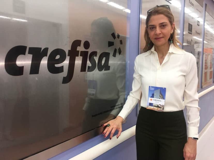 Além do Palmeiras, Leila Pereira é hoje também presidente da Crefisa (Foto: Divulgação) Além do Palmeiras, Leila Pereira é hoje também presidente da Crefisa (Foto: Divulgação)