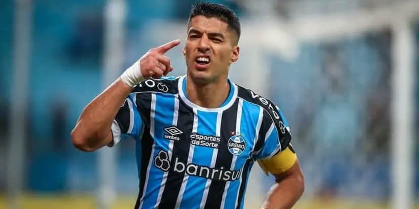 Luis Suárez é atacante (Foto: Lucas Uebel/Grêmio) Luis Suárez é atacante (Foto: Lucas Uebel/Grêmio)