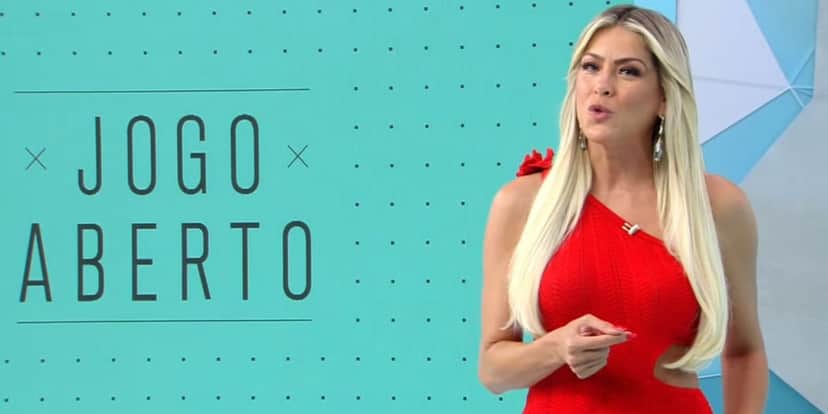 Renata Fan garantiu alta audiência com o "Jogo Aberto" (Foto: Reprodução/Band) Renata Fan garantiu alta audiência com o "Jogo Aberto" (Foto: Reprodução/Band)