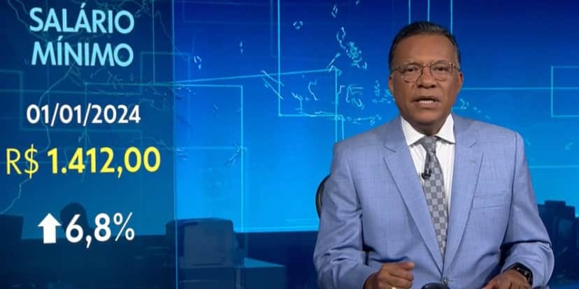 Salário mínimo, Jornal Nacional Salário mínimo, Jornal Nacional