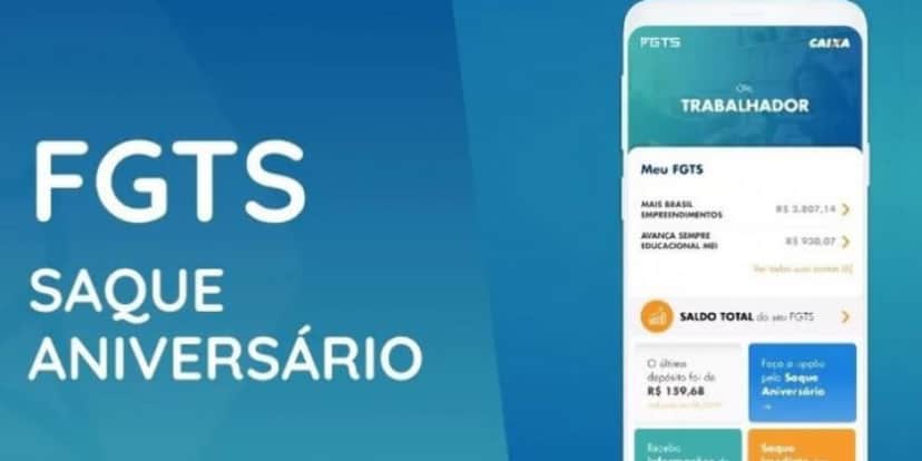 Saque-aniversário pode ser resgatado em no máximo 3 meses (Reprodução: Internet) Saque-aniversário pode ser resgatado em no máximo 3 meses (Reprodução: Internet)