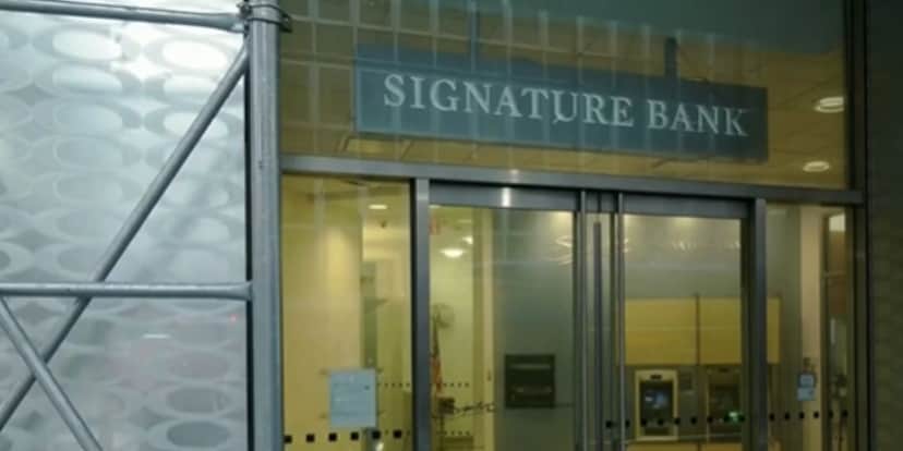 Signature Bank acabou sendo fechado de maneira inesperada (Reprodução: Globo) Signature Bank acabou sendo fechado de maneira inesperada (Reprodução: Globo)