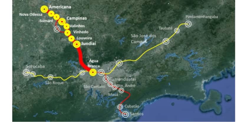 Planos para o Trem Intercidades (Foto: Reprodução/ViaTrolebus) Planos para o Trem Intercidades (Foto: Reprodução/ViaTrolebus)