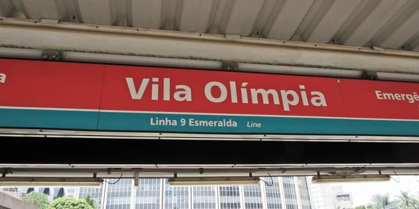 O problema se deu na estação Vila Olímpia (Reprodução: Internet) O problema se deu na estação Vila Olímpia (Reprodução: Internet)