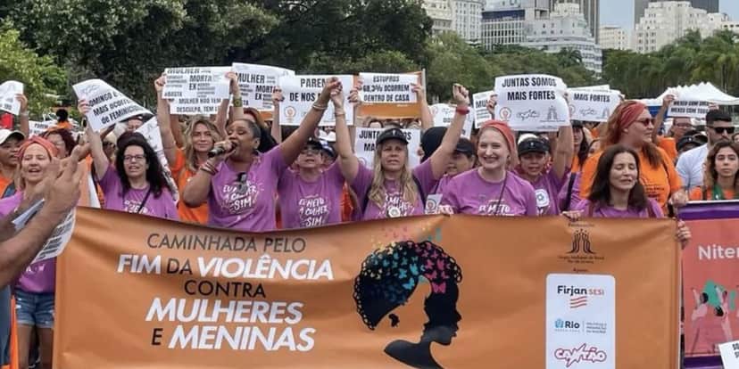 Caminhada em apoio a lei 'Não é Não' (Reprodução/Internet) Caminhada em apoio a lei 'Não é Não' (Reprodução/Internet)