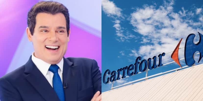 Celso Portiolli tem rede de mercados rival do Carrefour (Reprodução/Montagem TV Foco) Celso Portiolli tem rede de mercados rival do Carrefour (Reprodução/Montagem TV Foco)