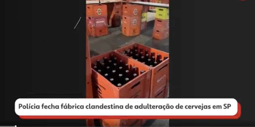Fábrica clandestina (Foto: Reprodução / G1) Fábrica clandestina (Foto: Reprodução / G1)