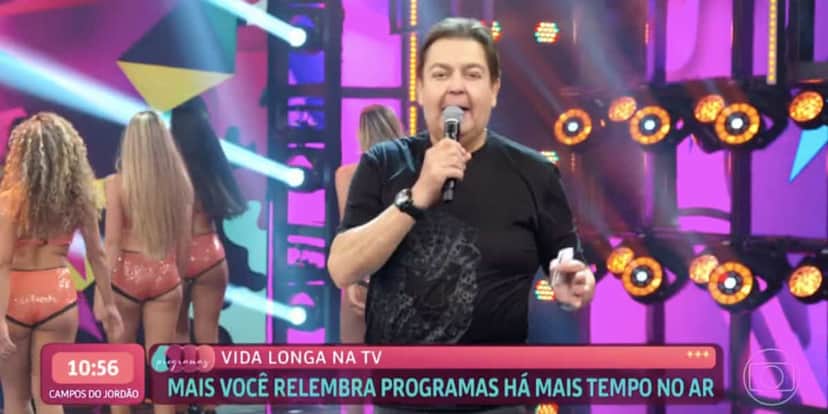 Faustão no extinto Domingão da Globo (Foto: Reprodução / Globo) Faustão no extinto Domingão da Globo (Foto: Reprodução / Globo)