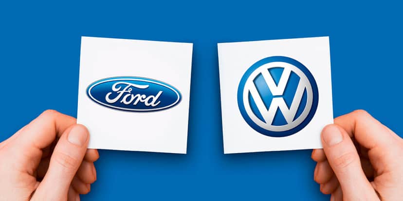 Ford e Volkswagen (Foto: Reprodução, Seu Dinheiro) Ford e Volkswagen (Foto: Reprodução, Seu Dinheiro)