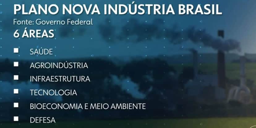 Áreas plano nova indústria (Foto: Reprodução / Jornal Nacional / Globo) Áreas plano nova indústria (Foto: Reprodução / Jornal Nacional / Globo)