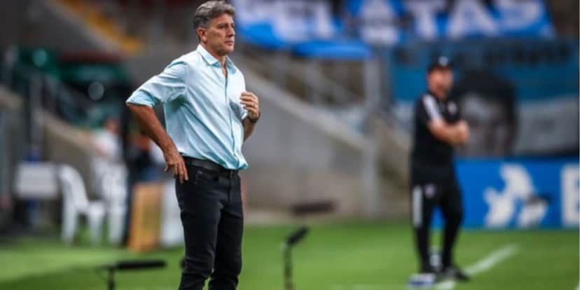Renato Gaúcho no Grêmio - Foto Internet Renato Gaúcho no Grêmio - Foto Internet