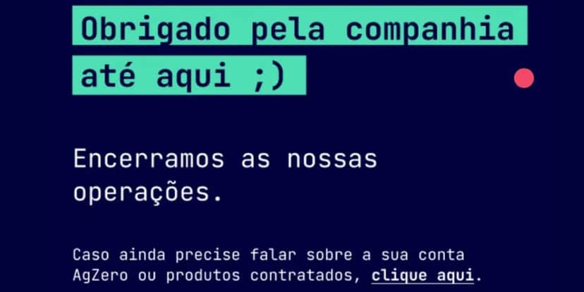 Comunicado emitido pelo AgZero em suas redes sociais (Reprodução: Internet) Comunicado emitido pelo AgZero em suas redes sociais (Reprodução: Internet)