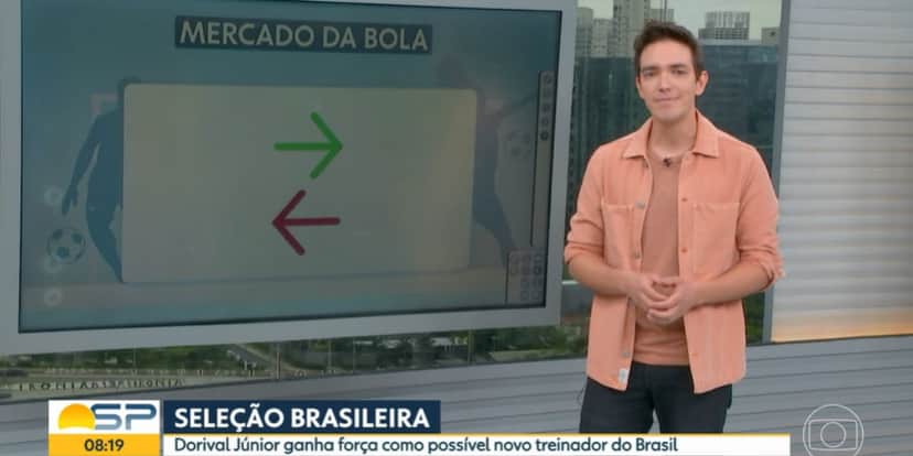 Alê Jodar trouxe as atualizações sobre a seleção brasileira (Reprodução: Internet) Alê Jodar trouxe as atualizações sobre a seleção brasileira (Reprodução: Internet)