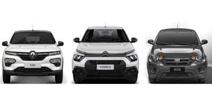 Carros mais baratos do Brasil (Foto: Internet) Carros mais baratos do Brasil (Foto: Internet)
