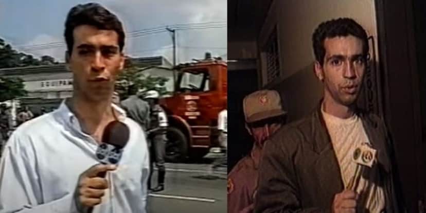 César Tralli foi repórter do SBT e a Record (Reprodução: Montagem TV Foco) César Tralli foi repórter do SBT e a Record (Reprodução: Montagem TV Foco)