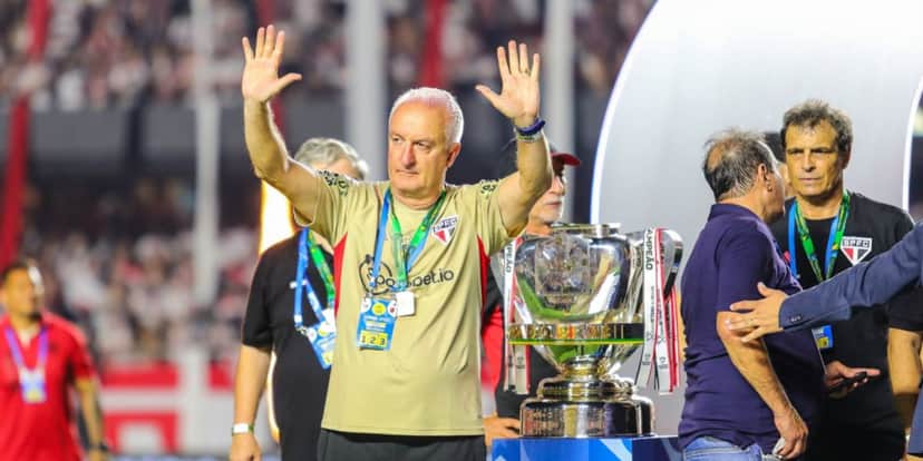 Dorival levou o São Paulo a um título inédito (Reprodução: Internet) Dorival levou o São Paulo a um título inédito (Reprodução: Internet)