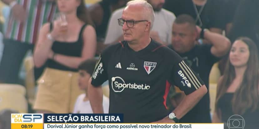 O treinador é o nome preferido da CMF (Reprodução: Globo) O treinador é o nome preferido da CMF (Reprodução: Globo)
