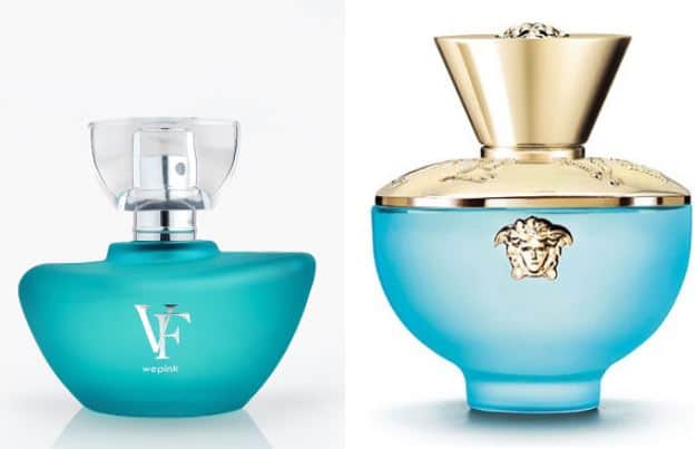 O Virgínia Fonseca Aqua lembra o Dylan Turquoise da Versace (Foto: Reprodução/ Internet) O Virgínia Fonseca Aqua lembra o Dylan Turquoise da Versace (Foto: Reprodução/ Internet)